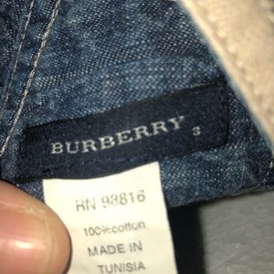 Burberry little girl romper dress size 3t